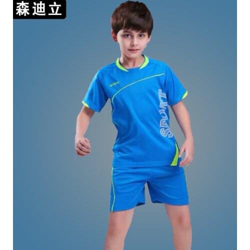Children Football Jerseys Kits boys girls Short Sleeve youth Summer training suits Uniforms Quick-dry basketball Jerseys suit