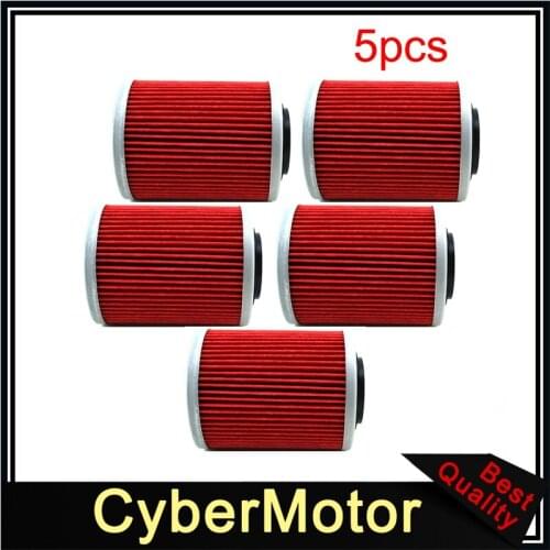 5x Oil Filter For CAN-AM OUTLANDER L MAX 570 450 650 1000 850 500 800R