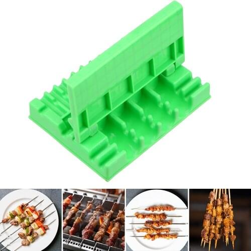 Kebab Maker Box Machine Beef Meat Vegetable String Grill Barbecue Stringer Skewers BBQ supplies BBQ Gadget Kitchen Accessories