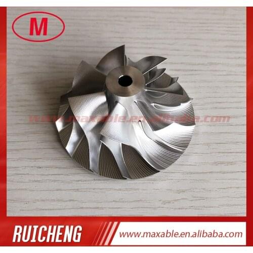 TD06 55.08/75.00mm 7+7 blades ponit milling turbo milling/aluminum 2618 /billet compressor wheel for TF06-07*18KX3RC-12T