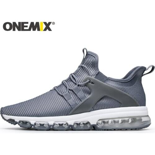 ONEMIX 2019 Men Casual Shoes Spring New Loafers Breathable Ultralight Trainers Sneakers Male Air Cushion Walking Tennis Footwear