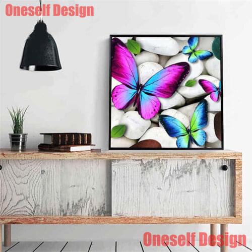 New 5d diamond painting full butterfly 5d diamond embroidery full set animal rhinestone pictures christmas decortion for home
