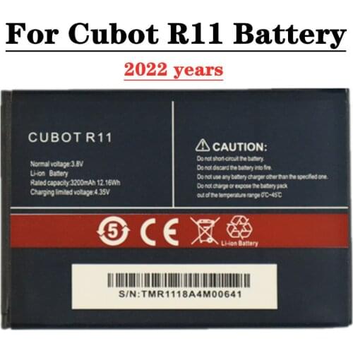 For Cubot R11 Smartphone Battery 3200mAh Hight Capacity Phone Replacement Batteries