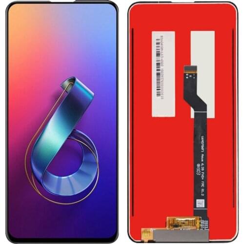 Original LCD For Asus Zenfone 6 2019 ZS630KL LCD Screen Digitizer Assembly 6.4 Inch Display For Asus ZS630KL 6Z I01WD LCD Parts