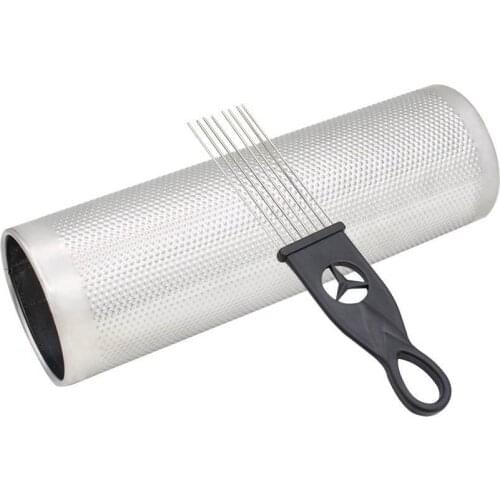 Stainless Steel Guiro Percussion Educational Instrument Tool with Scraper