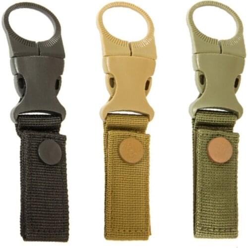 Hanging Buckle Portable Water Bottle Ring Holder For Backpack Belt Outdoor Camping Hiking Traveling