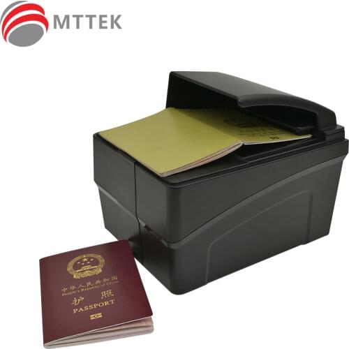 MEPR100+ Full Page Passport Reader / Scanner by OCR MRZ & RFID / ICAO 9303 ID card reader / SDK free / Demo with EXCEL output