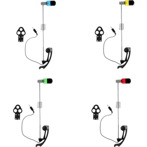 Carp Fishing Bite Alarms Indicators LED Flashing Indicator Bobbin Hangers