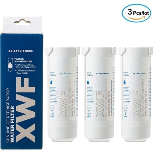 Replace General Electric Company GE XWF refrigerator water filter 3 packs