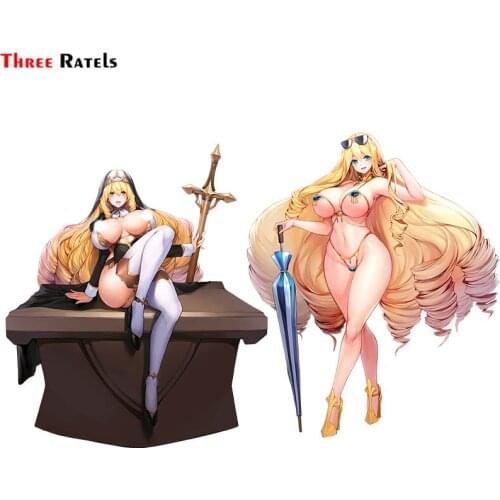 Three Ratels FC994 Hentai Anime Charlotte Last Origin For Motorcycle Laptop Stickers Car Sticker Vinyl Waterproof Decal Decor