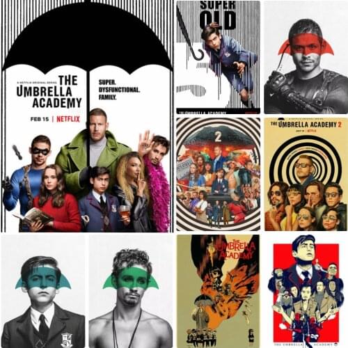 TV Series The Umbrella Academy Poster Diamond Painting Cross Stitch Kits Diamond Embroidery Handwork Hobby Gift Home Decor