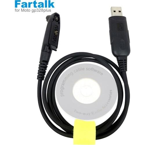 USB Programming Cable for Motorola GP328plus GP338plus GP344 GP344R GP366R GP388 GP388R GP644 GP688 GP628plus GP638plus Radio
