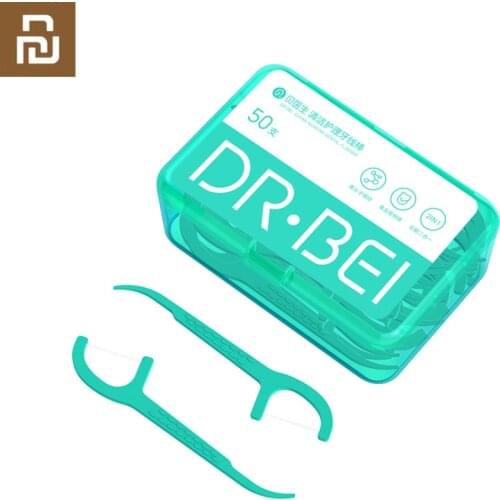 Youpin DR·BEI 50Pcs/Set Silicagel Interdental Brush Super Soft Interdental Toothbrush Floss Toothpick CleanTeeth Dental Supplies