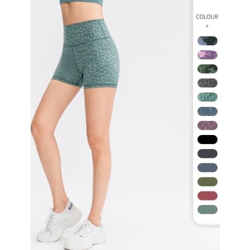 Women Yoga Shorts Sports Running Sportswear Fitness Seamless Joggers Athletic Exercise Gym Sportswear High Waist Printing Shorts