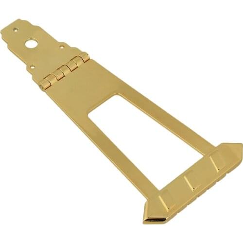 GOLD Electric bass 6 String Guitar Zinc Alloy Tailpiece Bridge
