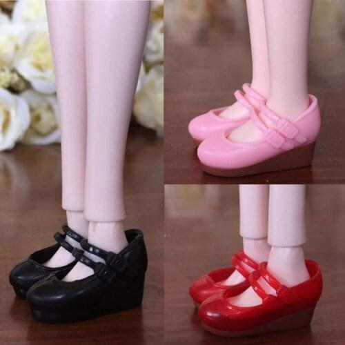 1Pairs 1/6 Doll Blyth Shoes Fashion Flat/Wedge Shoes for 1/6 Doll Accessories fit for Licca,Azone, momoko,barbies,blyth,1/6 Doll