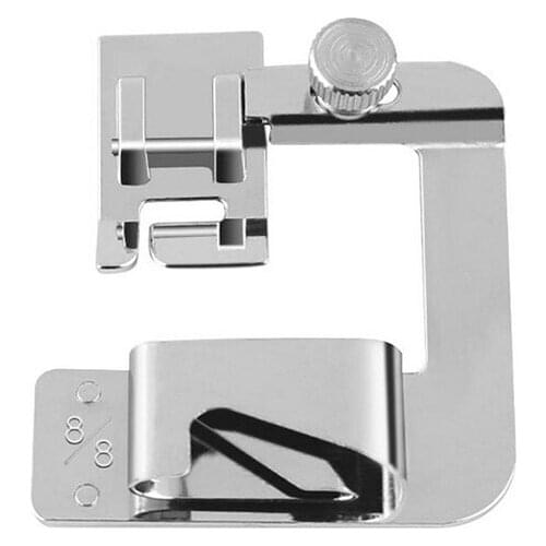 1PC 4/8 6/8 8/8 Inch Crimping Presser Foot DIY Clothing Hemming Press Feet Home Electric Sewing Machine Foot Presser Accessories