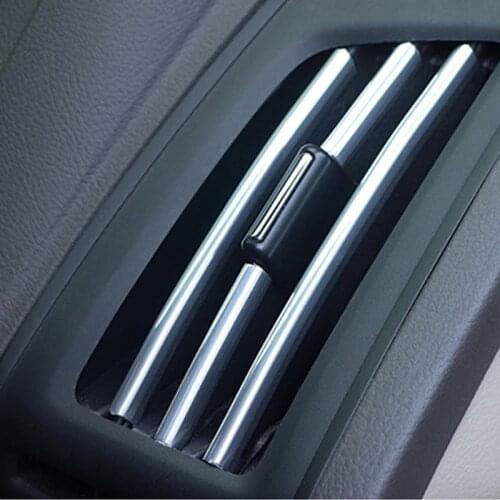 3m Interior Air Vent Grille Switch Rim Trim Outlet Decoration Strip Moulding Chrome Silver for Chevrolet Cruze TRAX Aveo Lova