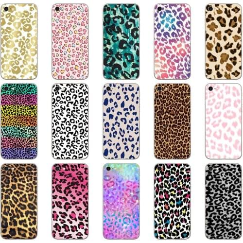 42DD leopard print Soft Silicone Cover Case for iphone 5 5s se 6 6s 8 plus 7 7 Plus X XS SR MAX case