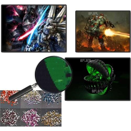 Diamond Painting Anime War Square Diamond Round Diamond Decoration Customizable Wall Art Decoration for Living Room