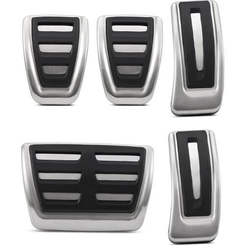 Car styling Fuel Brake Clutch Pedal Cover Case For Audi A1 A4 A5 S5 A6 A7 A8 Q2 Q5 SQ5 Q7 8R Q8 LHD RHD Auto Accessories
