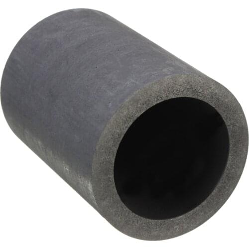 Pure Graphite Crucible Cup Propane Torch Melting Gold Silver Copper Metal Black