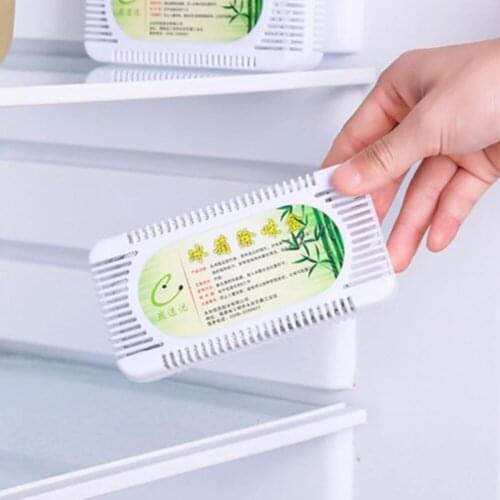 Home Refrigerator Air Purifier Activated Carbon Bag Box for Odour Absorber Closet Deodorant Freezer Deodorizer Smell Remover Box