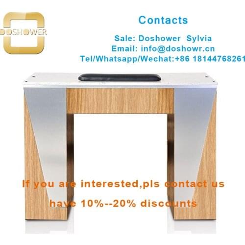 Doshower DS-650 double nail table of vintage manicure table with luxury nail table