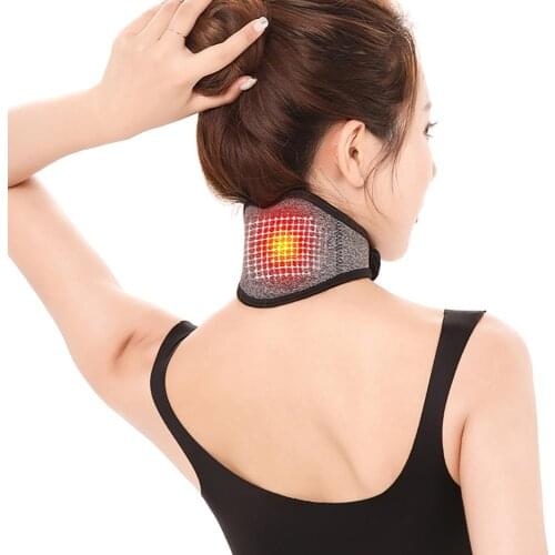 Health Neck guard Self-heating Neck Massage Tourmaline Magnetic Infrared Heating Guard Heat Body Massager 45