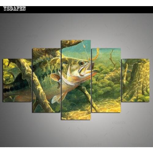 HD Printed Painting Canvas Printing Fishing painting Room decor print poster picture canvas Framed Art HG-128