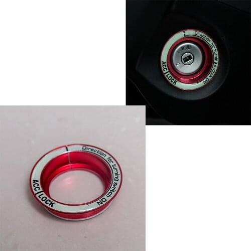 For Ford Focus ignition key ring luminous decorative circle 2012-2018 new classic models 5 color stickers