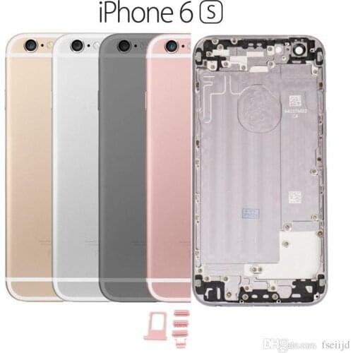 Housing Metal Back Battery Cover For iphone 6s 6s plus Middle Chassis Frame Back Door Battery Case
