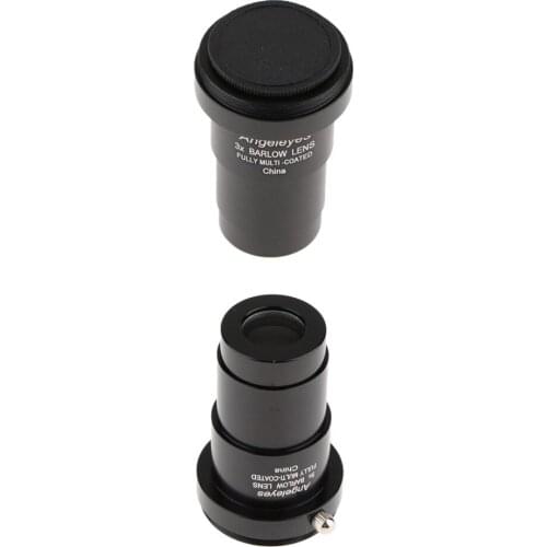 5X + 3X Barlow Lens For Telescope Eyepiece 1.25'' M42 Reflector
