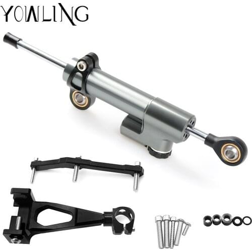 Motorcycle CNC MT 09 Damper Steering StabilizerLinear Reversed Safety Control+Bracket For Yamaha MT-09 MT09 FZ-09 2013-2017