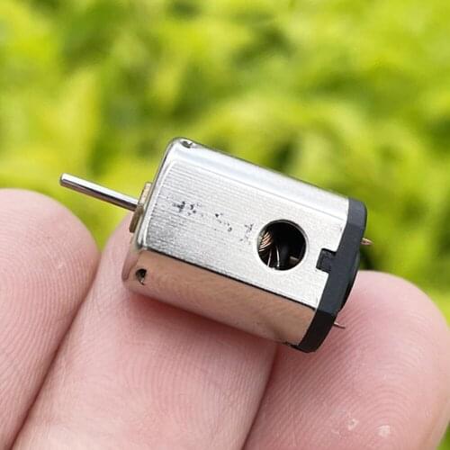 DC 3V-5V N20 Flat Micro Motor 44000RPM High-speed Large-torque Carbon Brush Small Engine For RC Slot Car with Cooling Holes