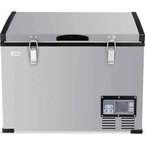 Portable Compressor Refrigerator/Freezer, 100-Quart 95L Compact Vehicle Car Cooler Mini Fridge for Car and Home, Camping, Truck