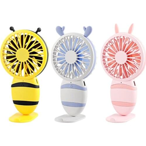 Handheld Mini Fan, Hand Fan, Portable USB Rechargeable Pocket Fan 350mAh, 3 Wind Modes, for Outdoor, Office, Travel