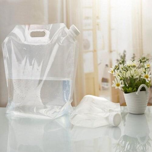 Foldable Water Bag Picnic Camping Equipment Soft Flask Sport Survival Portable 1PC Travel Naturehike Water Bag Container