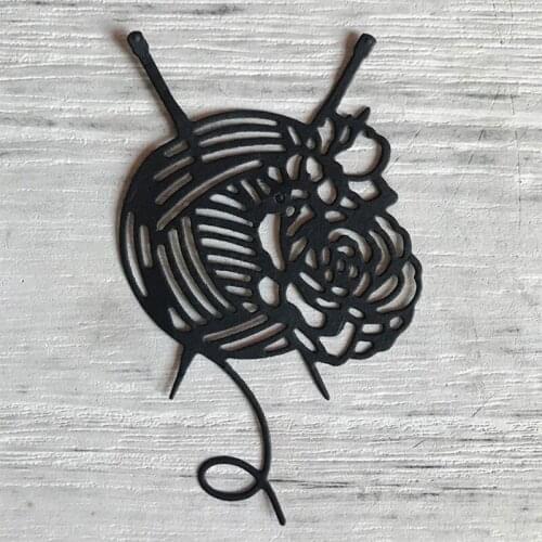 Coiled Sewing Thread Embossing DIY Stencil Carbon Steel Mould, Album Paper Card Making Printing Mould for Scrapbooking