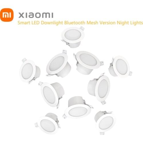 Xiaomi Light Mijia Smart LED Downlight Bluetooth Mesh Version Night Lights Mi Home Remote Control Adjust Color Temperature Lamp