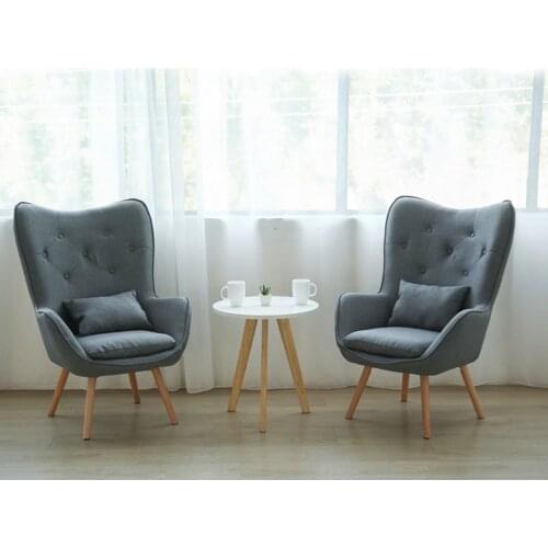 High Quality Nordic Single Living Room Sofa Balcony Apartment Mini Chair ModernSofa Personality Leisure Bedroom Room Chair