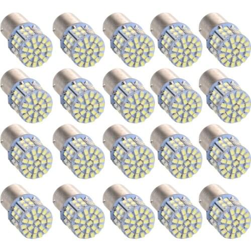 Lot 20 Pieces1156 Super Bright 50 SMD LED Car Turn Signal Light Bulb Rear Brake Reverse Turn Signal Lamp