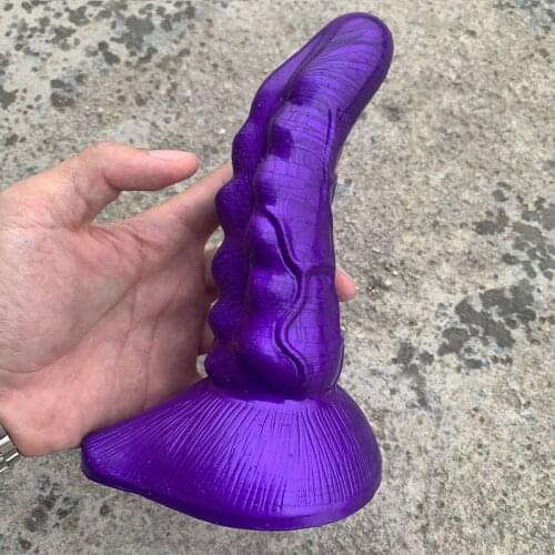 2021 Tongue Shape Butt Plug Massage Anal Toys For Woman Men Orgasm Stimulate Anal Plug Tentacle Dildos Eroticos Sex Toys Shop