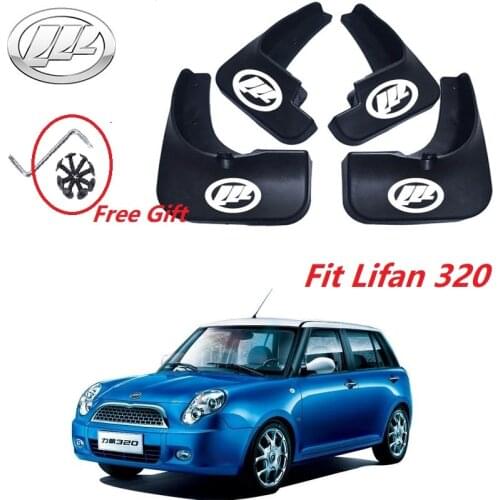 4pcs/set Auto Car fender mudflaps fender mud guard Mudflap for lifan 320