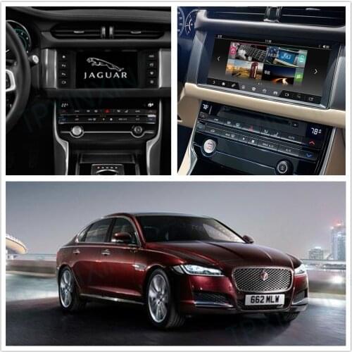For Jaguar XF XFL 2016 2017 2018 Android 10 Car Stereo Car Radio with Screen Car GPS Navigation Tape Recorder Head Unit