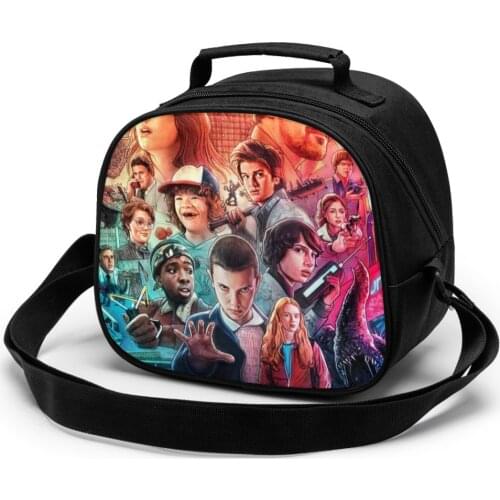 Stranger Things Children fashion lunch bag thermal insulated bag travel casual insulated picnic bag