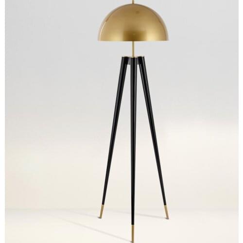 E27 Tripod Creative LED Floor Light For Bedroom Bedside Living Room Floor Lamp Nordic Iron Designer Decoration Standing Lighting