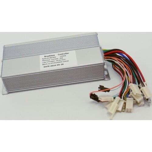 GREENTIME 15 Mosfets 60V 800W/1000W Dual mode Sensor/Sensorless Brushless DC Motor Controller