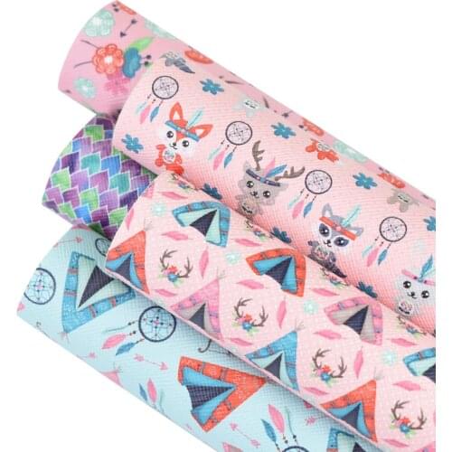 HSDLeather 20x34cm Beautiful Faux Synthetic Leather Fabric