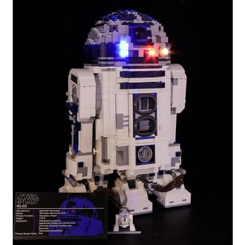 Led Light Set Compatible For 10225 R2-D2 Robot 05043 Building Blocks Bricks Toys Gifts (Only LED Light, No Block Kit)